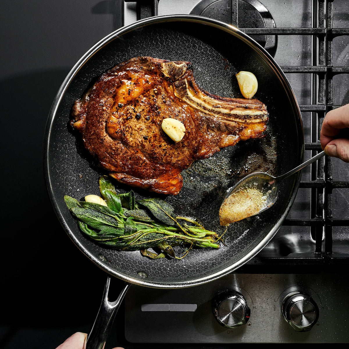 Hybrid Fry Pan Set with Lids, 6pc - Image 5