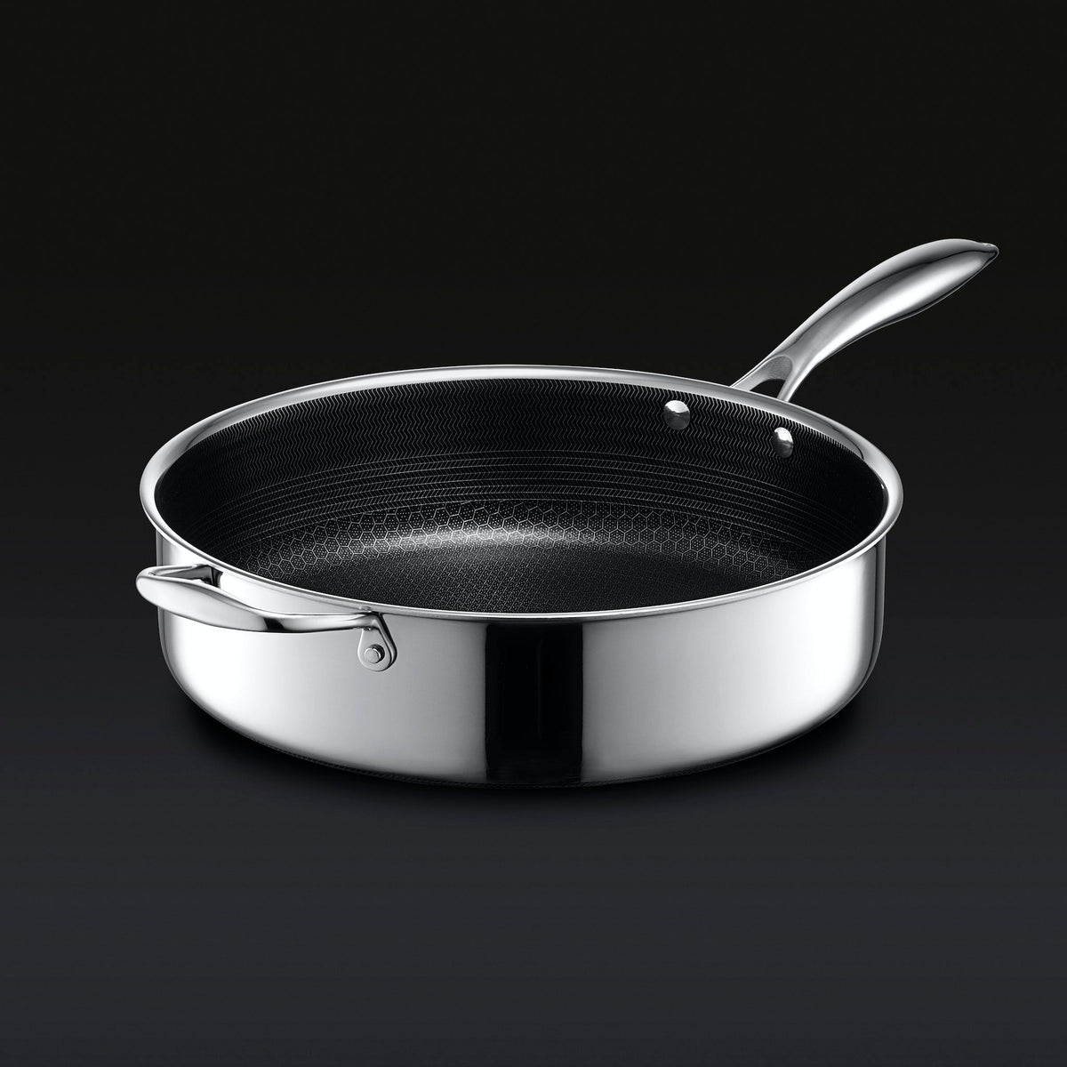 Hybrid Deep Sauté Pan with Lid, 5.5-Qt - Image 3