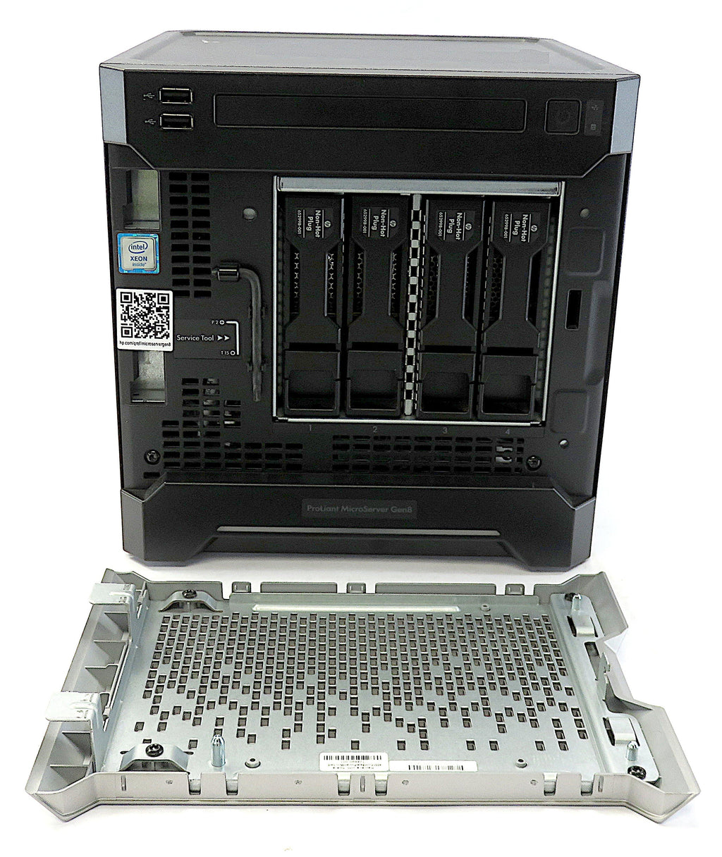 HP ProLiant Microserver Gen8: Xeon E3-1220Lv2 CPU, 16GB ECC RAM, 4x Trays+Screws