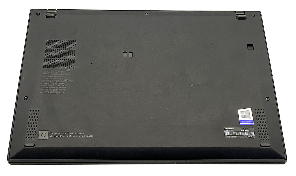 Lenovo X1 Carbon 8th Gen, 14" Core i5 10th Gen, 16GB RAM, 256GB SSD, Windows 11