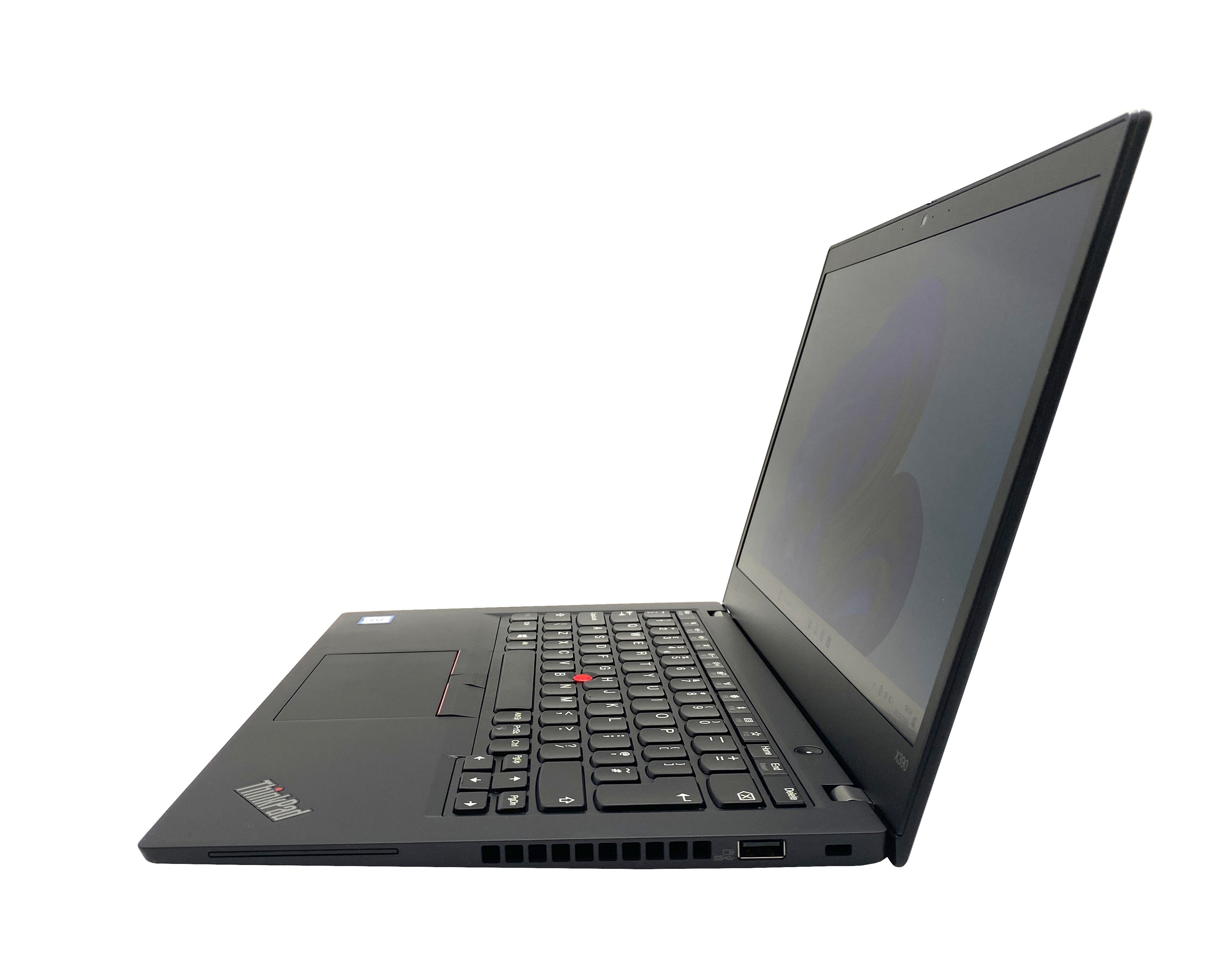 Lenovo ThinkPad X390 Laptop, 13.3" i5 8th Gen, 16GB RAM, 256GB SSD, Windows 11
