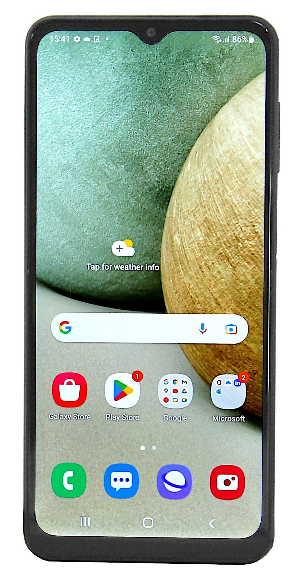 Samsung Galaxy A12 Nacho Smartphone, 64GB, Network Unlocked, Black, SM-A127F