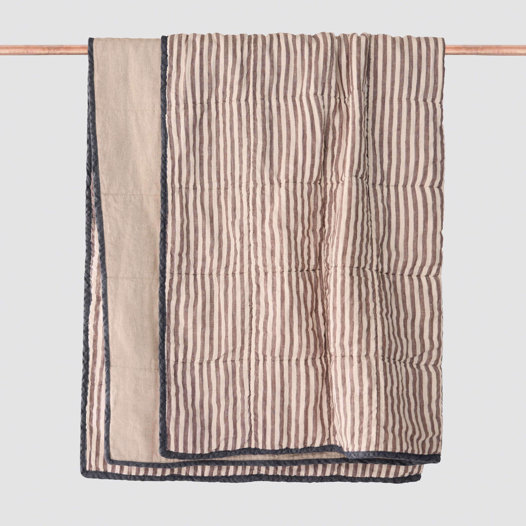 Simple Lines Quilted Throw
