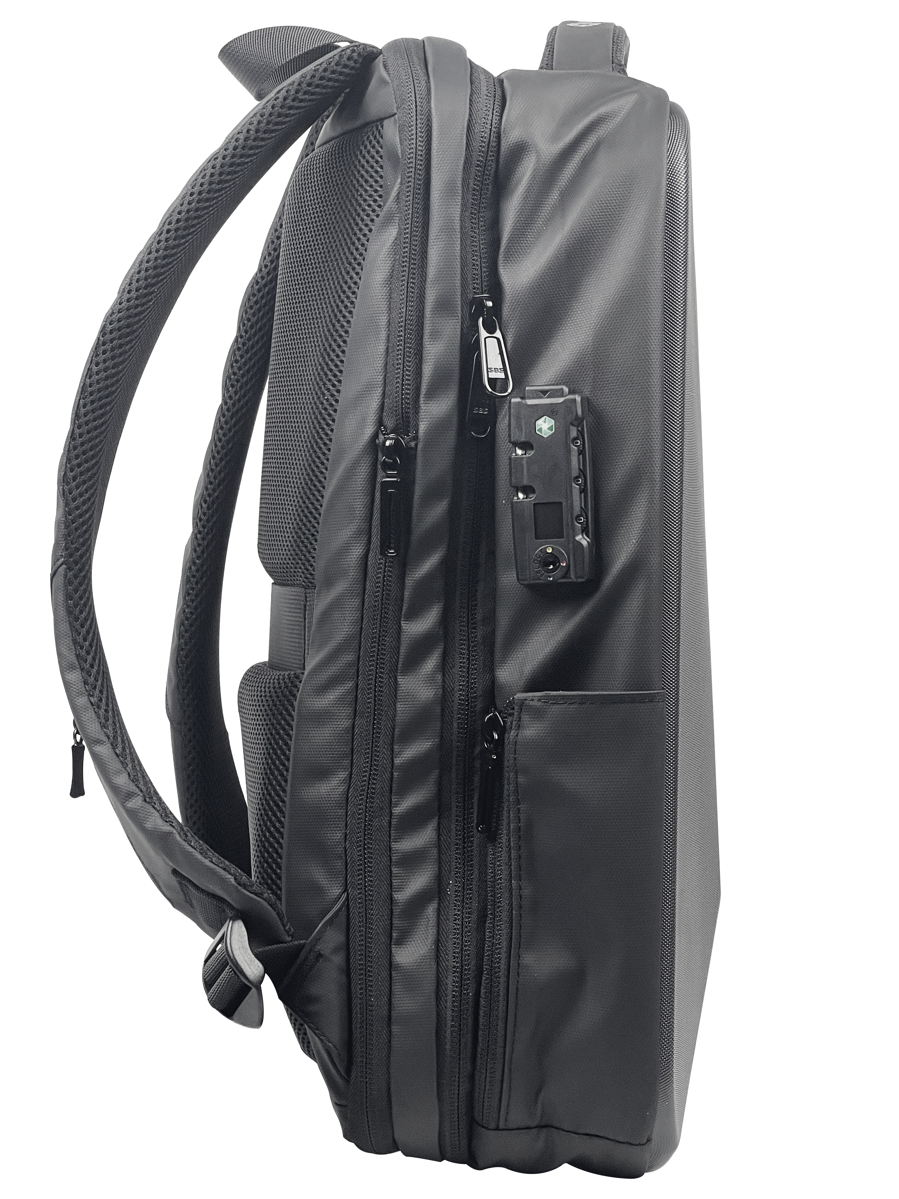 XOTIC PC Black Hardshell Anti Theft Waterproof Backpack