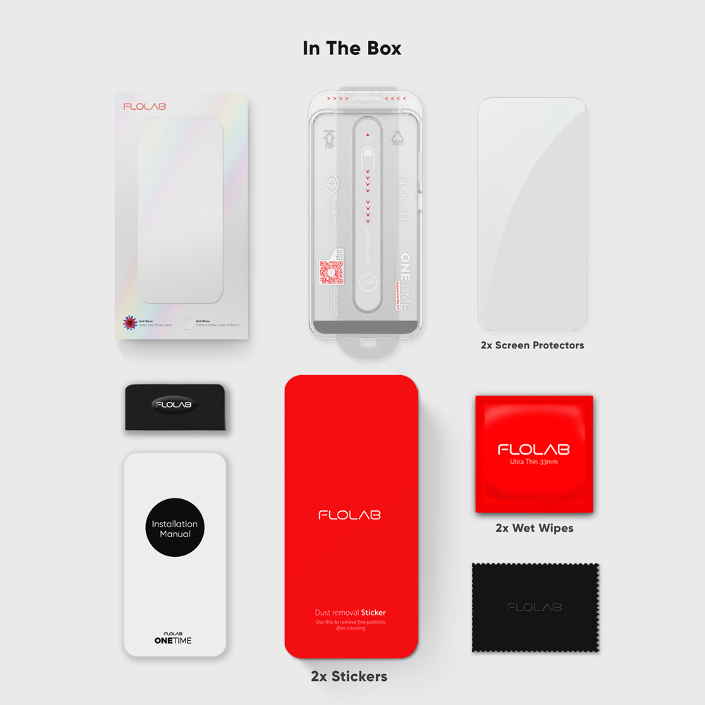 FLOLAB NanoArmour ONETIME 2-Pack Ultra Clear – Samsung Galaxy S25 Edge
