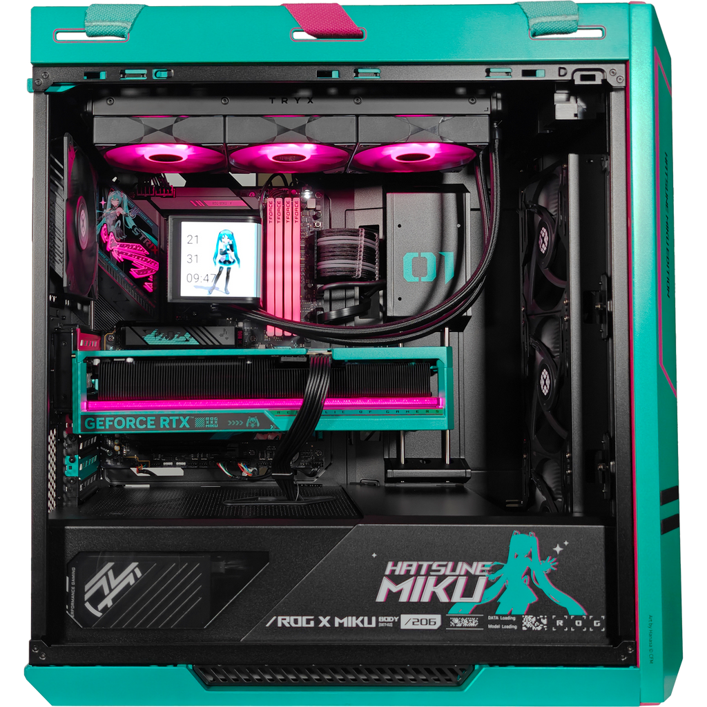 ROG Strix Helios II Hatsune Miku Ultimate Edition Ready to Ship Gaming PC