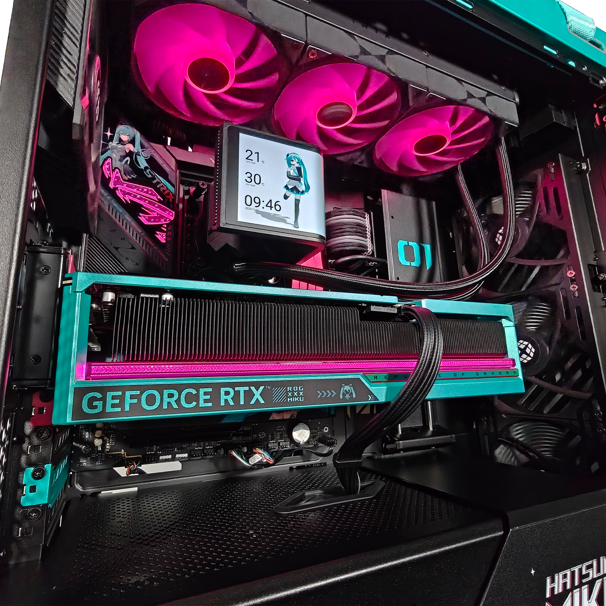 ROG Strix Helios II Hatsune Miku Ultimate Edition Ready to Ship Gaming PC