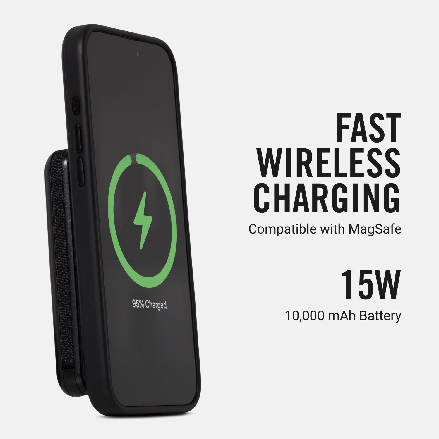 Everyday Charging Kit - iPhone 16 Plus - Midnight Black Leather