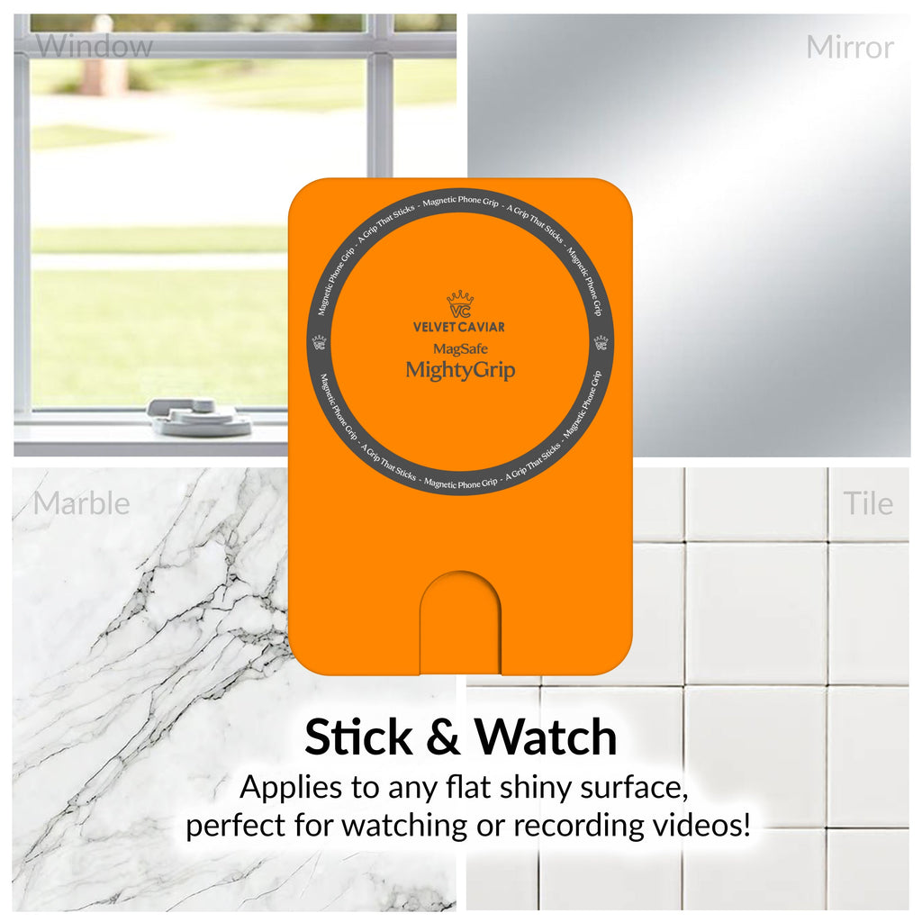 Pumpkin Spice Orange MightyGrip MagSafe Mount