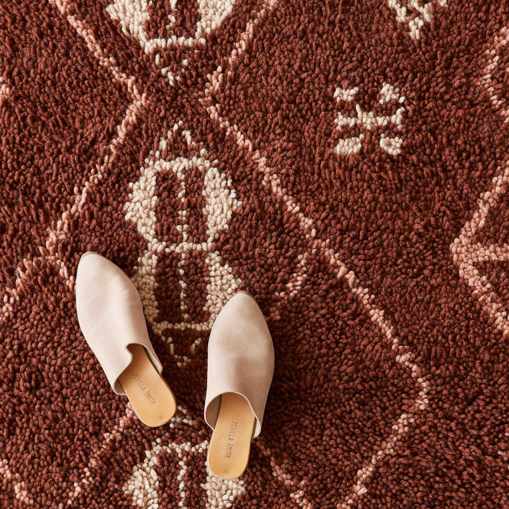 Mina Hand-Knotted Beni Ourain Area Rug - Image 4