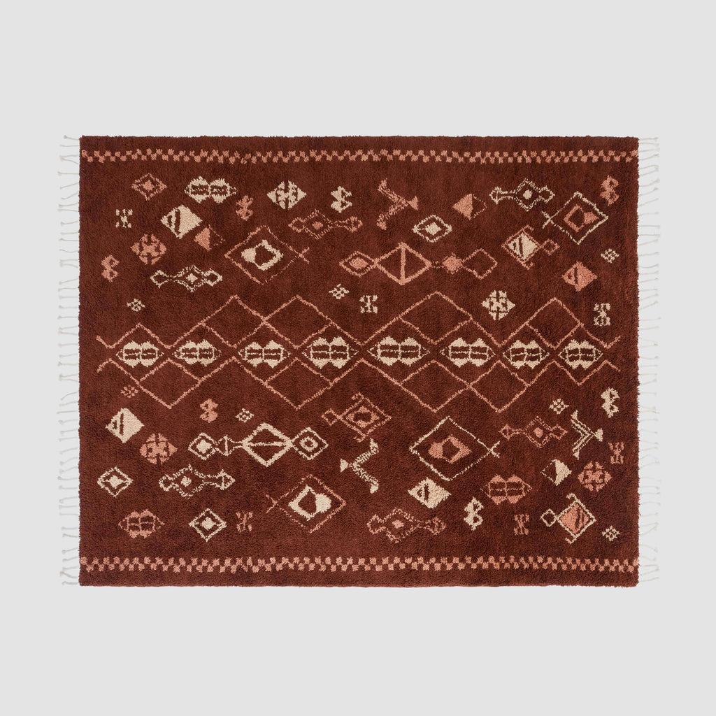 Mina Hand-Knotted Beni Ourain Area Rug - Image 5
