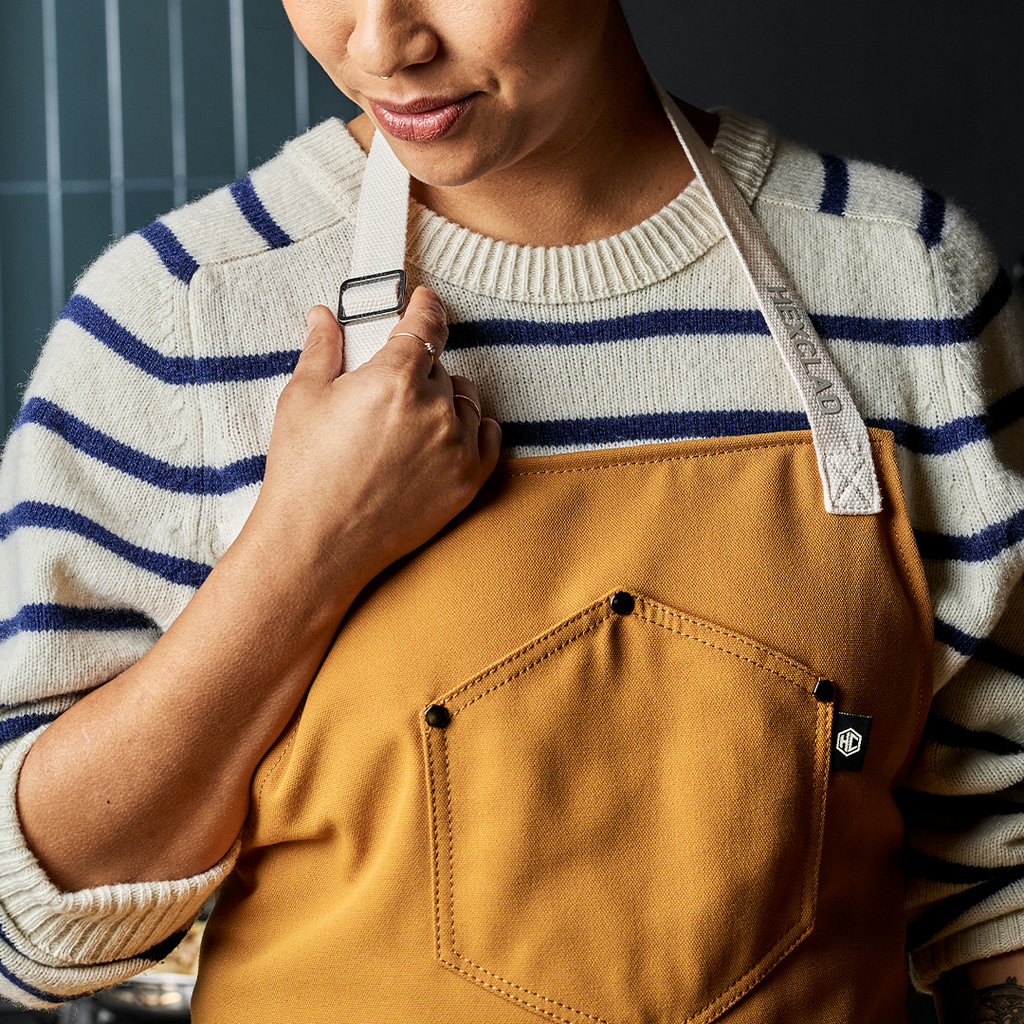 Eco Modern Apron (Mustard) - Image 4