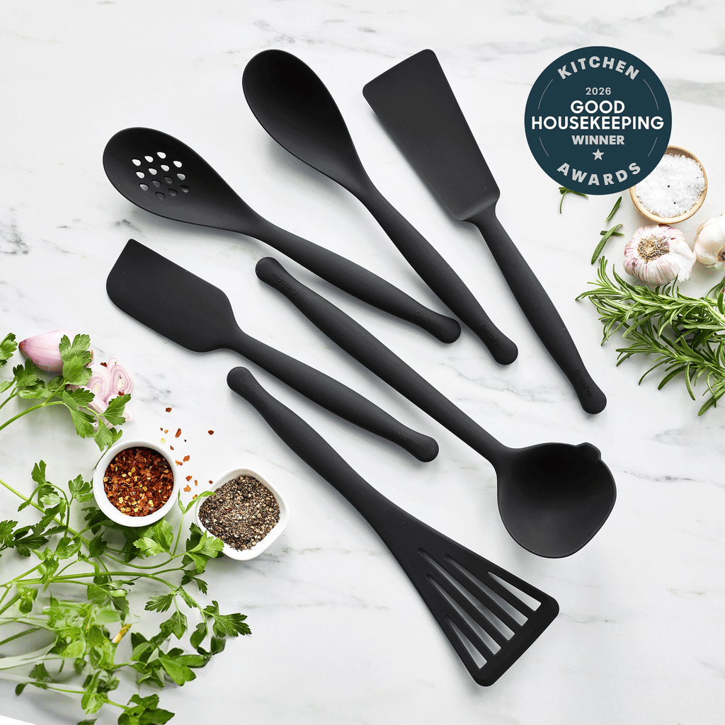 Premiere Silicone 6-Piece Utensil Set | Black - Image 2