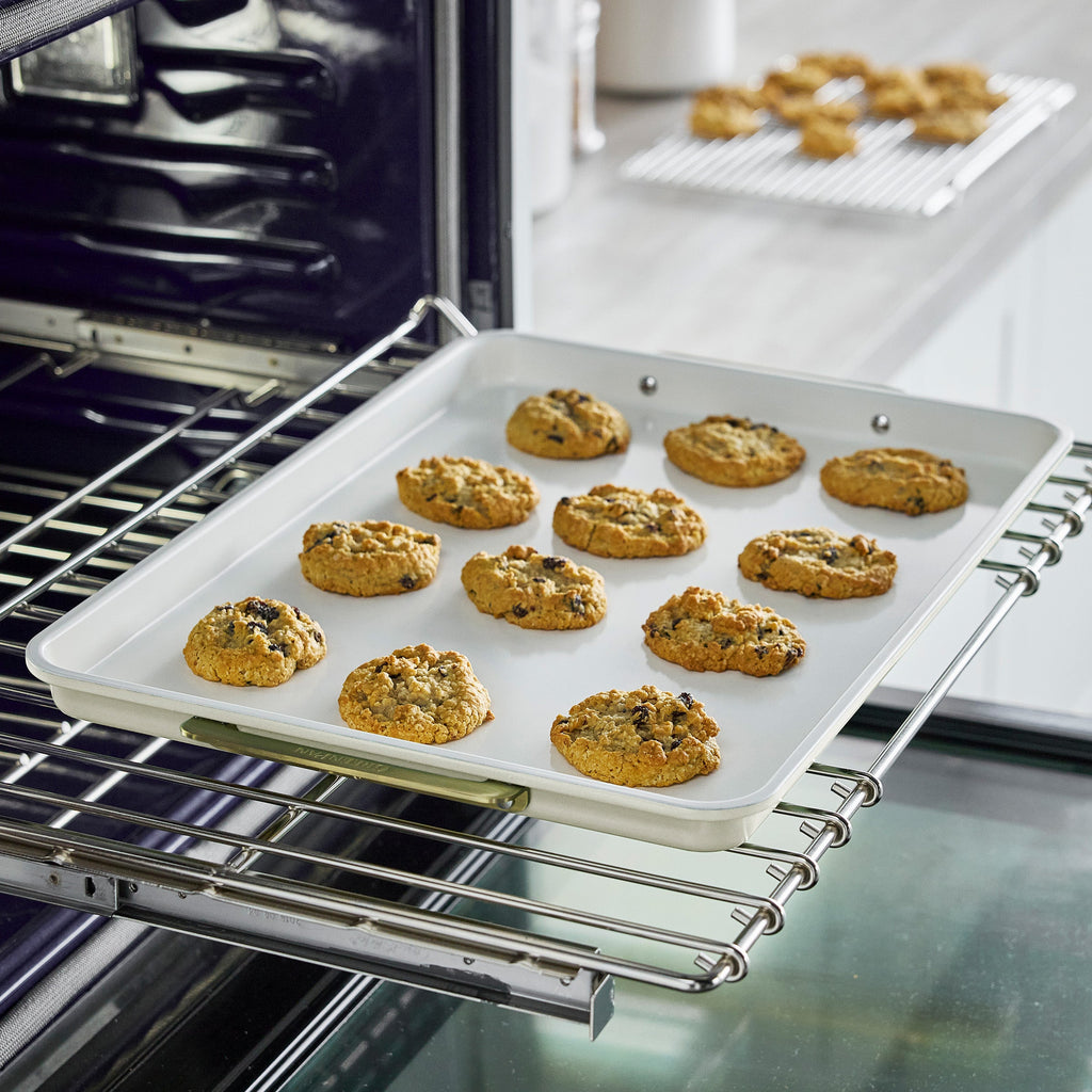 Reserve Bakeware 13" x 18" Half Sheet Pan | Cream - Image 4