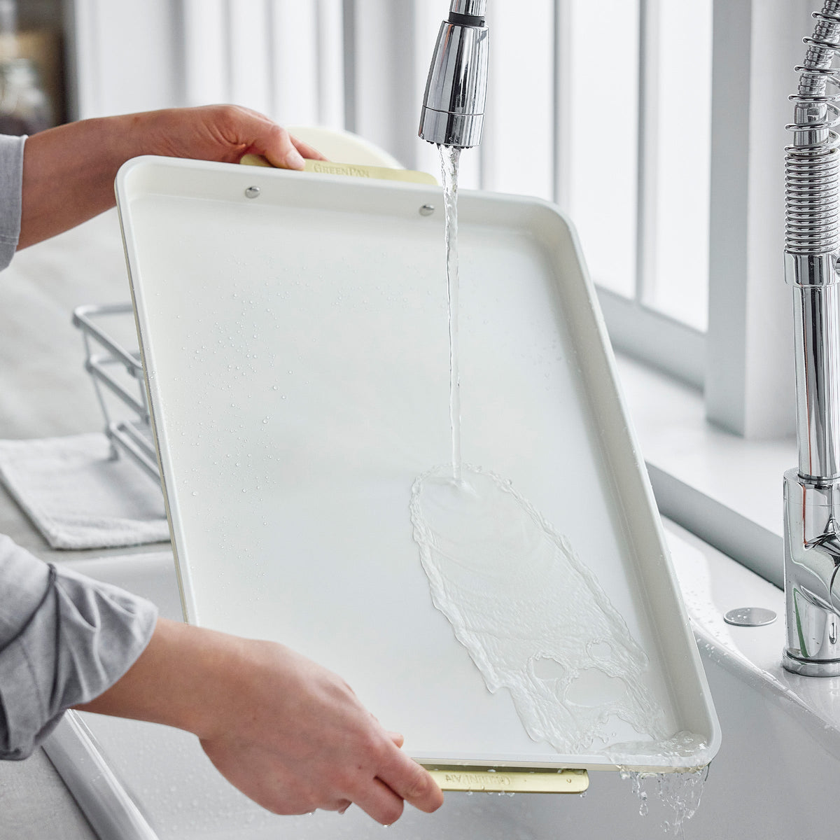 Reserve Bakeware 13" x 18" Half Sheet Pan | Cream - Image 9