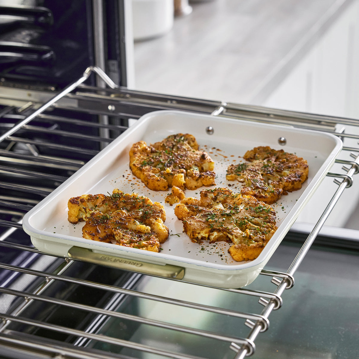 Reserve Bakeware 13" x 9" Quarter Sheet Pan | Cream - Image 4