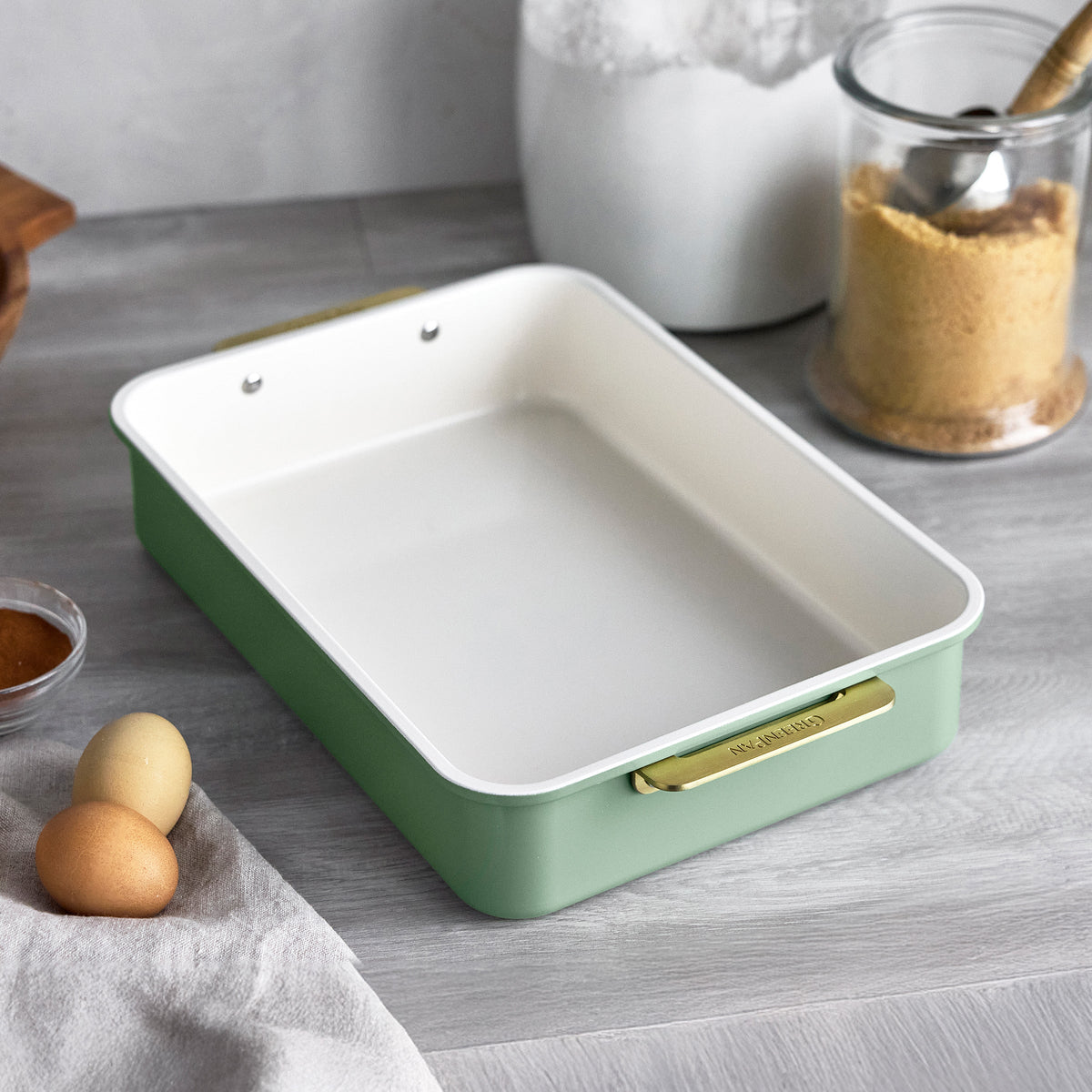 Reserve Bakeware 13" x 9" Rectangular Pan | Sage - Image 2