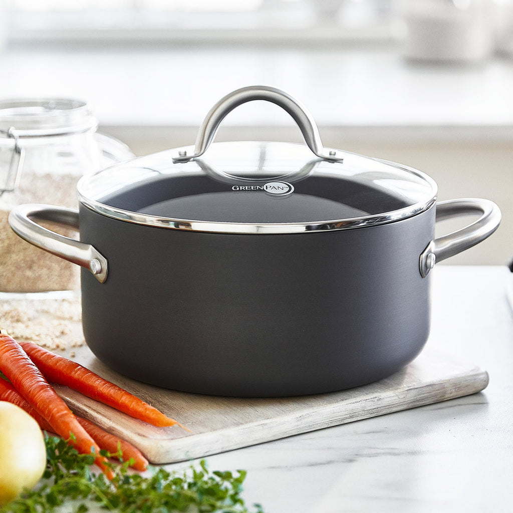 Lima Ceramic Nonstick 5-Quart Stockpot with Lid - Image 2