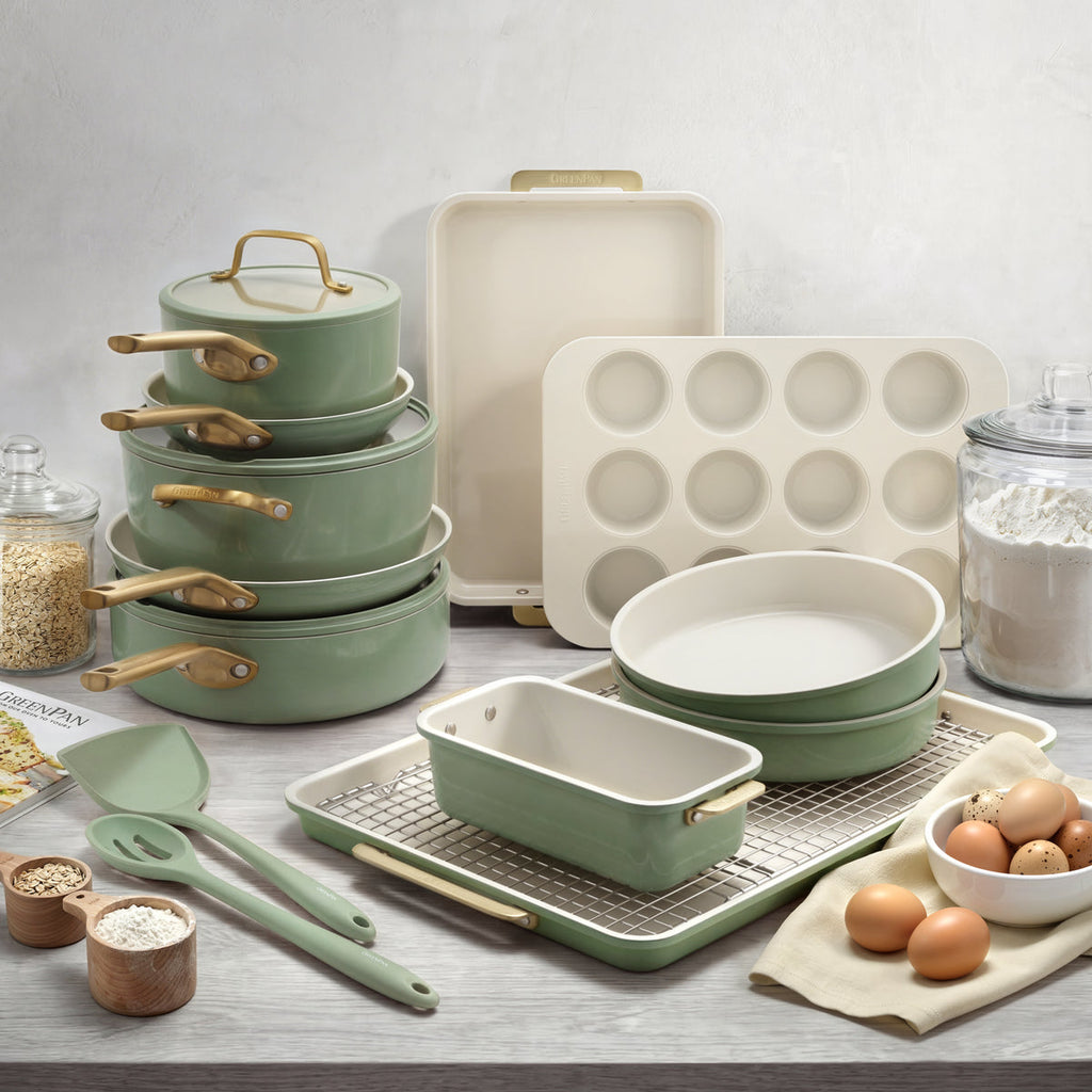 Reserve Pro 18-Piece Cookware & Bakeware Set | Sage - Image 2