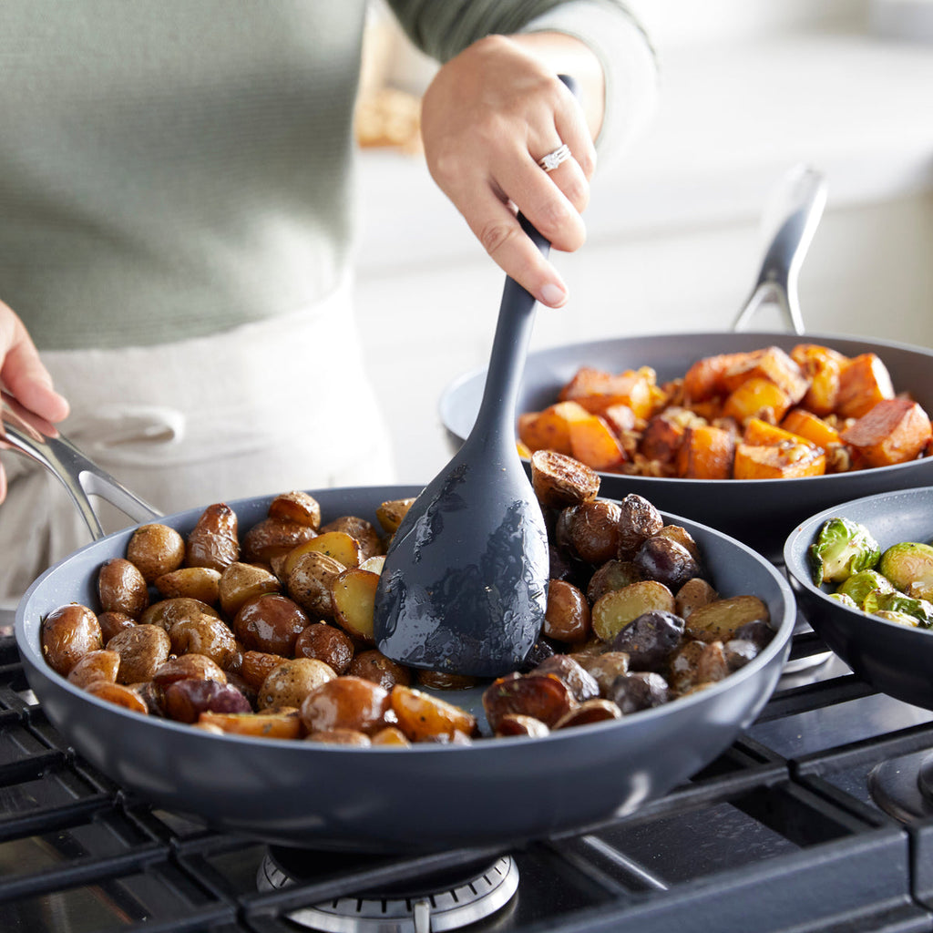Valencia Pro Ceramic Nonstick 8" and 10" Frypan Set - Image 4