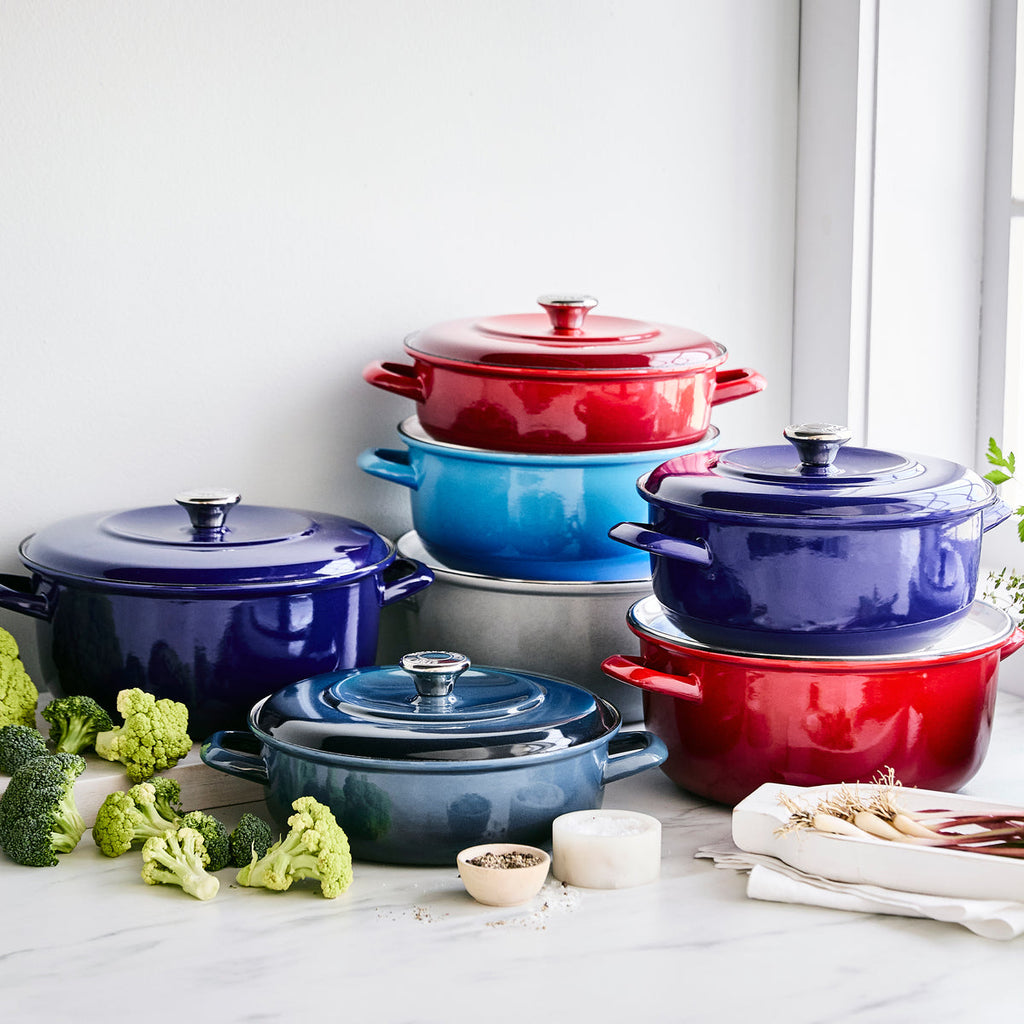 Merten & Storck Enameled Iron 1873 Braiser, 4-Quart | Foundry Red - Image 10