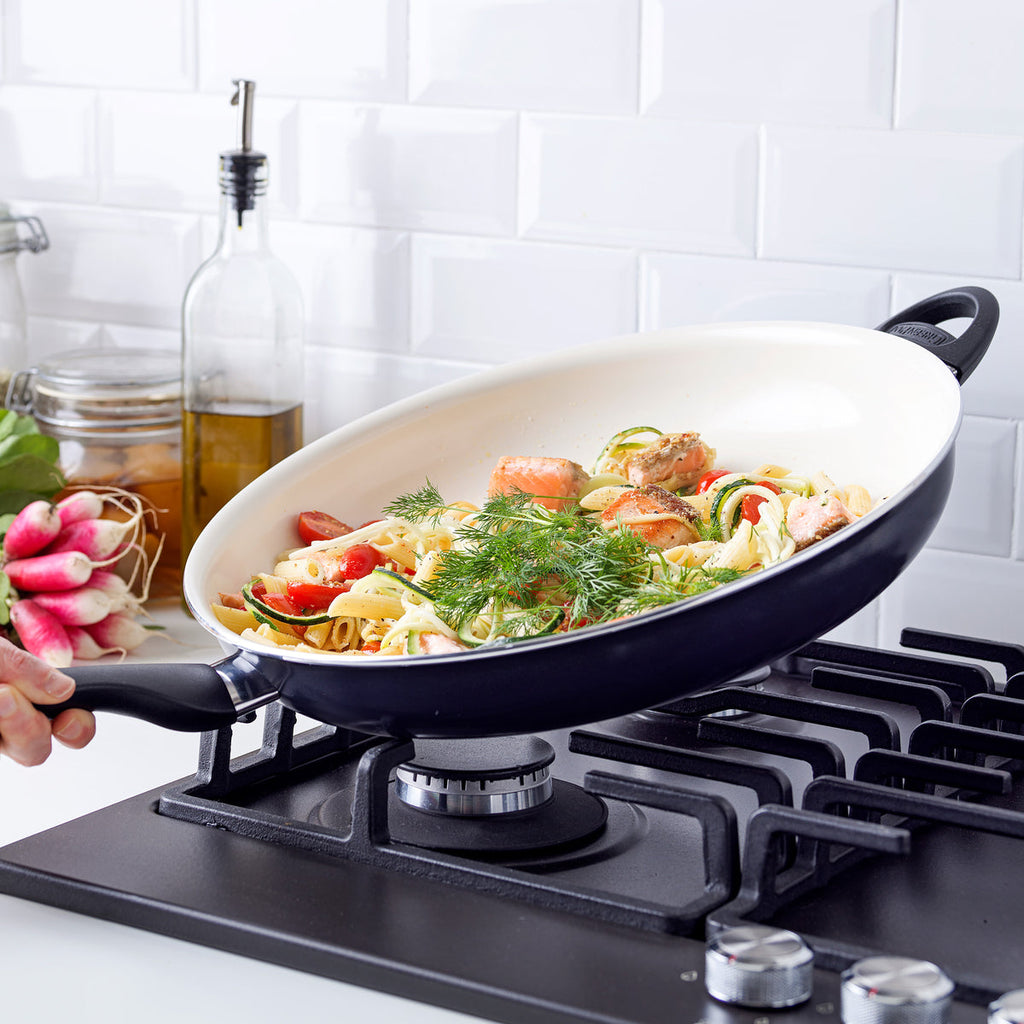 Rio Ceramic Nonstick 13.5" Frypan | Black - Image 5