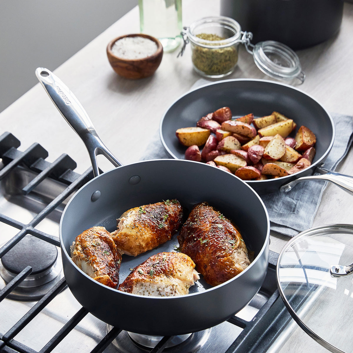 Valencia Pro Ceramic Nonstick 23-Piece Cookware Set - Image 7