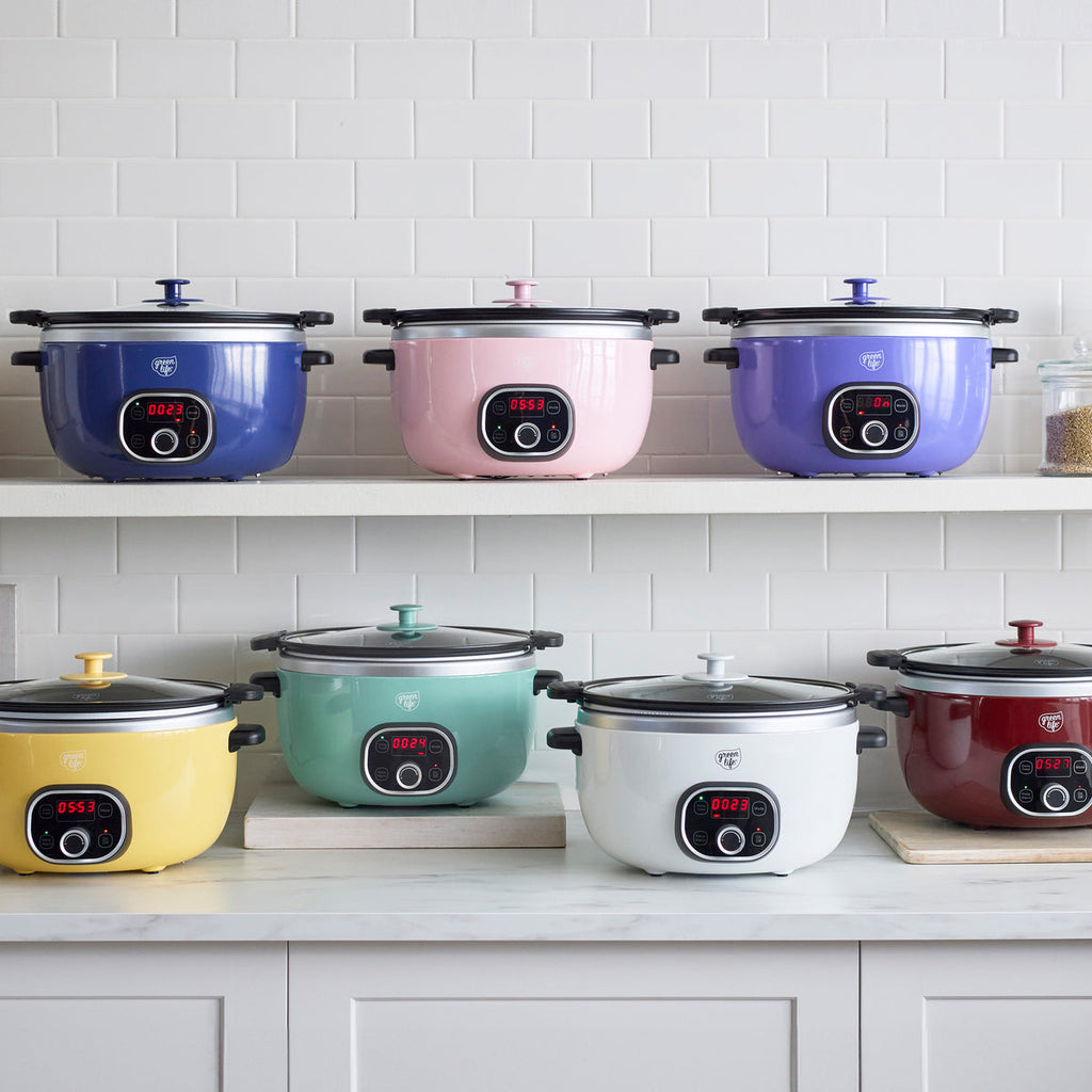 GreenLife Healthy 6-Quart Slow Cooker | Turquoise - Image 10
