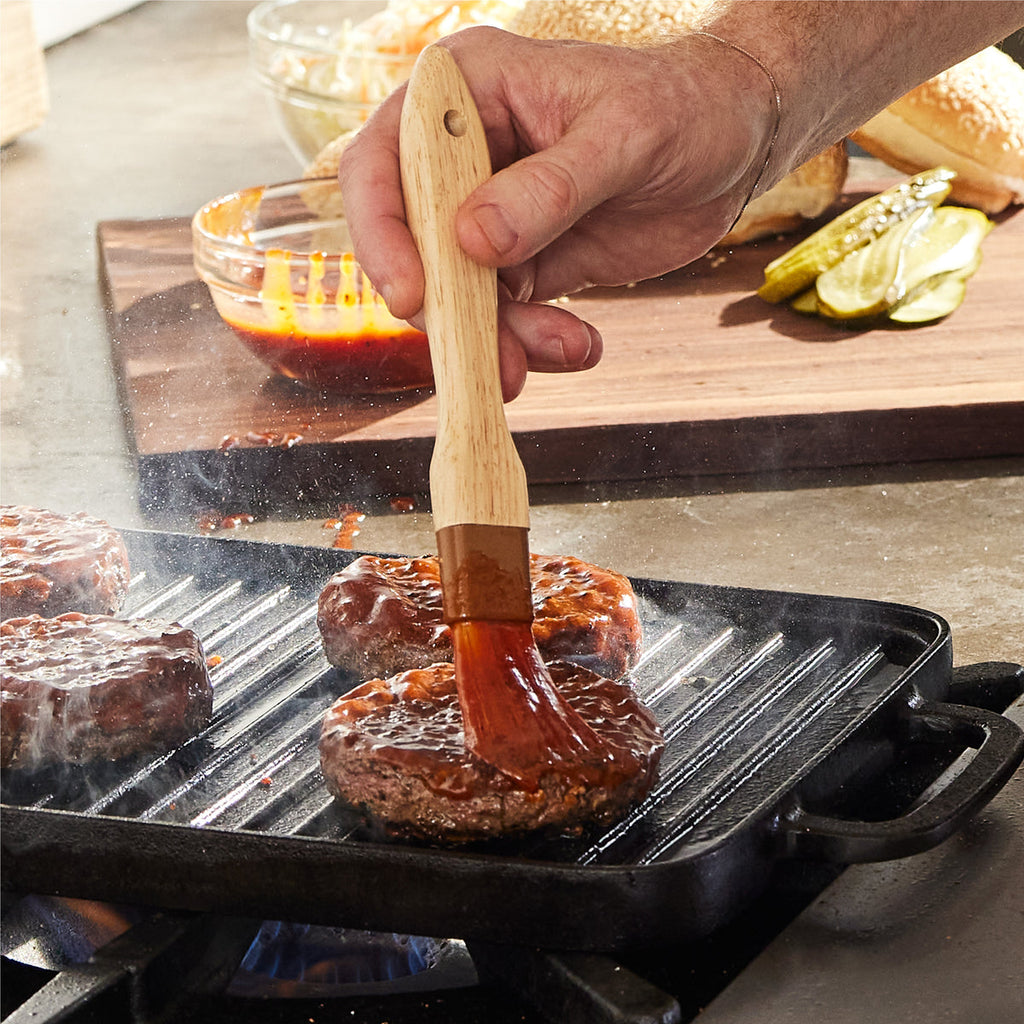 Bobby Flay by GreenPan 9.5" x 16.5" Reversible Cast Iron Grill Griddle - Image 5