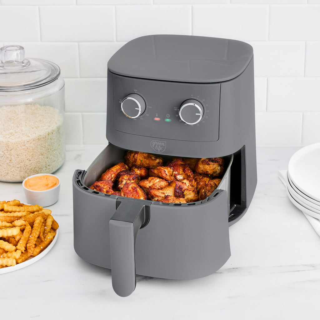 GreenLife 4.5-Quart EZ Air Fryer | Graphite - Image 2