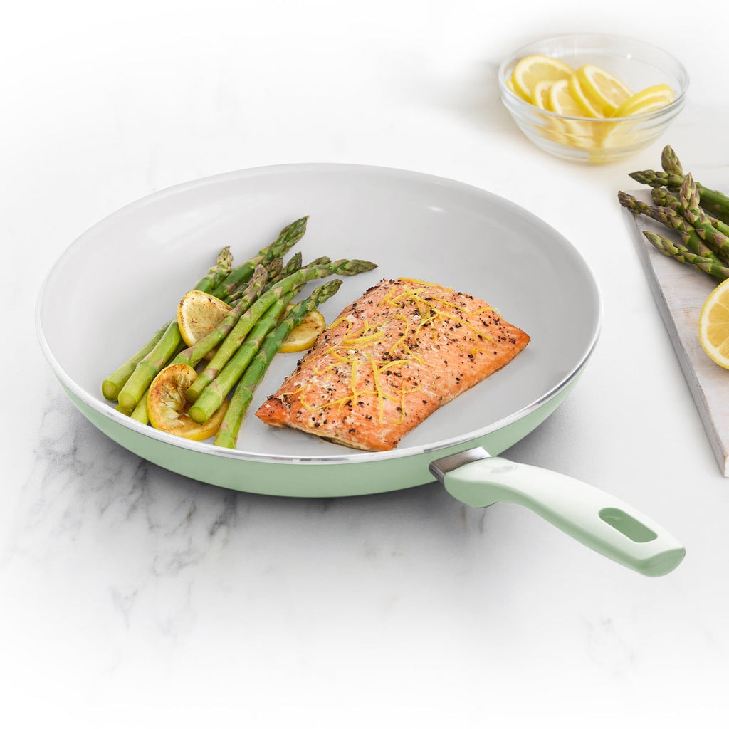 Dover Ceramic Nonstick 12" Frypan | Pastel Green - Image 5