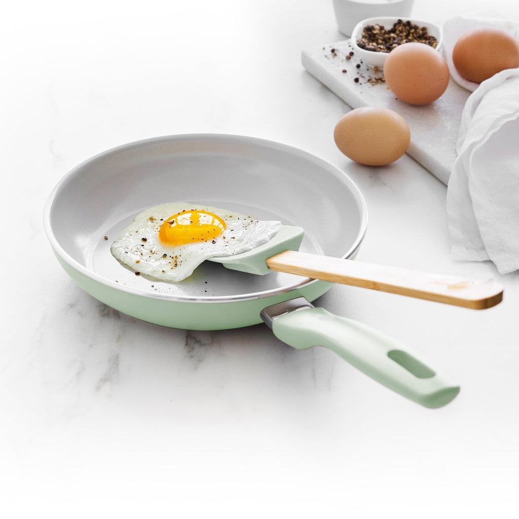 Dover Ceramic Nonstick 8" Frypan with Spatula | Pastel Green - Image 2