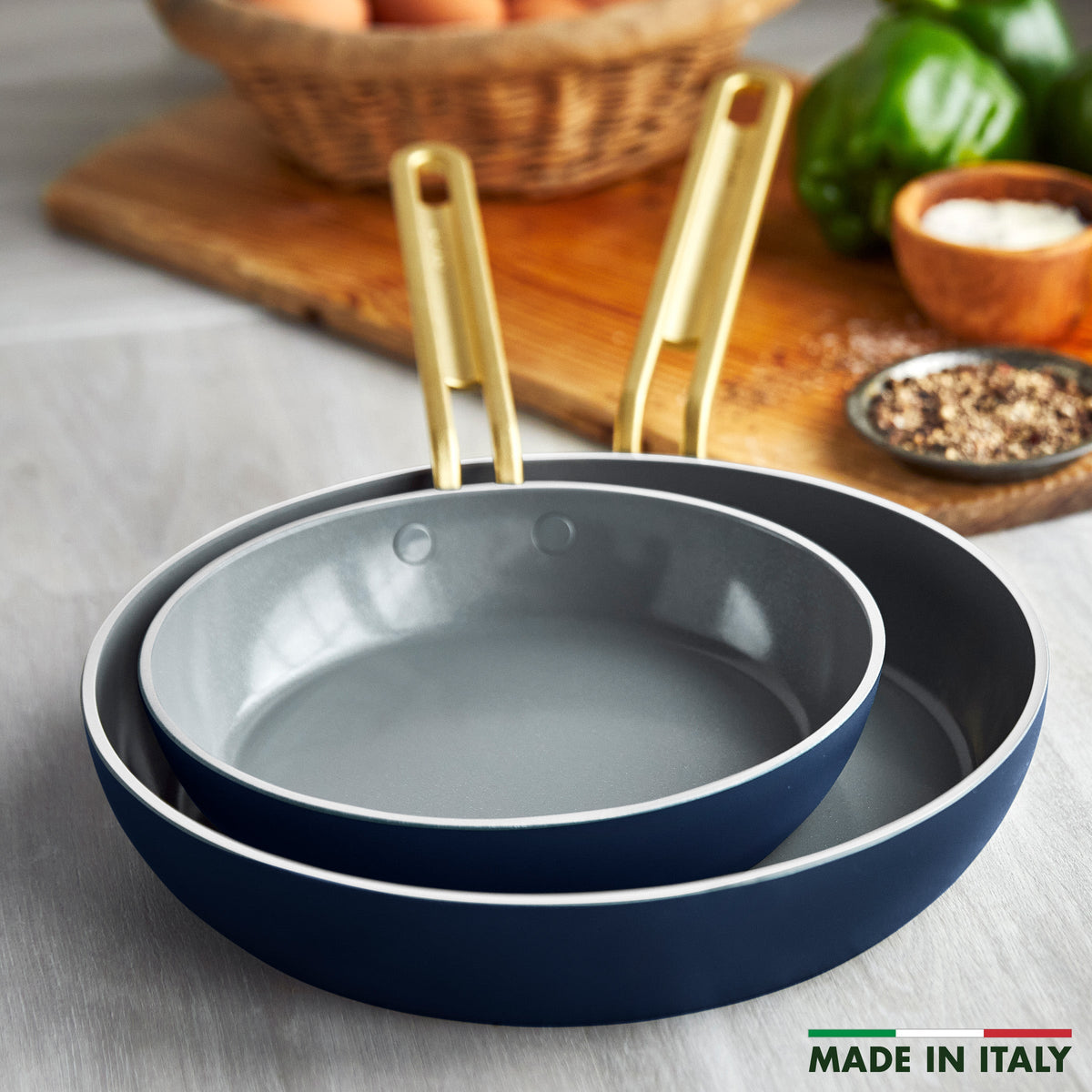 Stanley Tucci™ Ceramic Nonstick 6-Piece Cookware Set | Marino Blue - Image 3