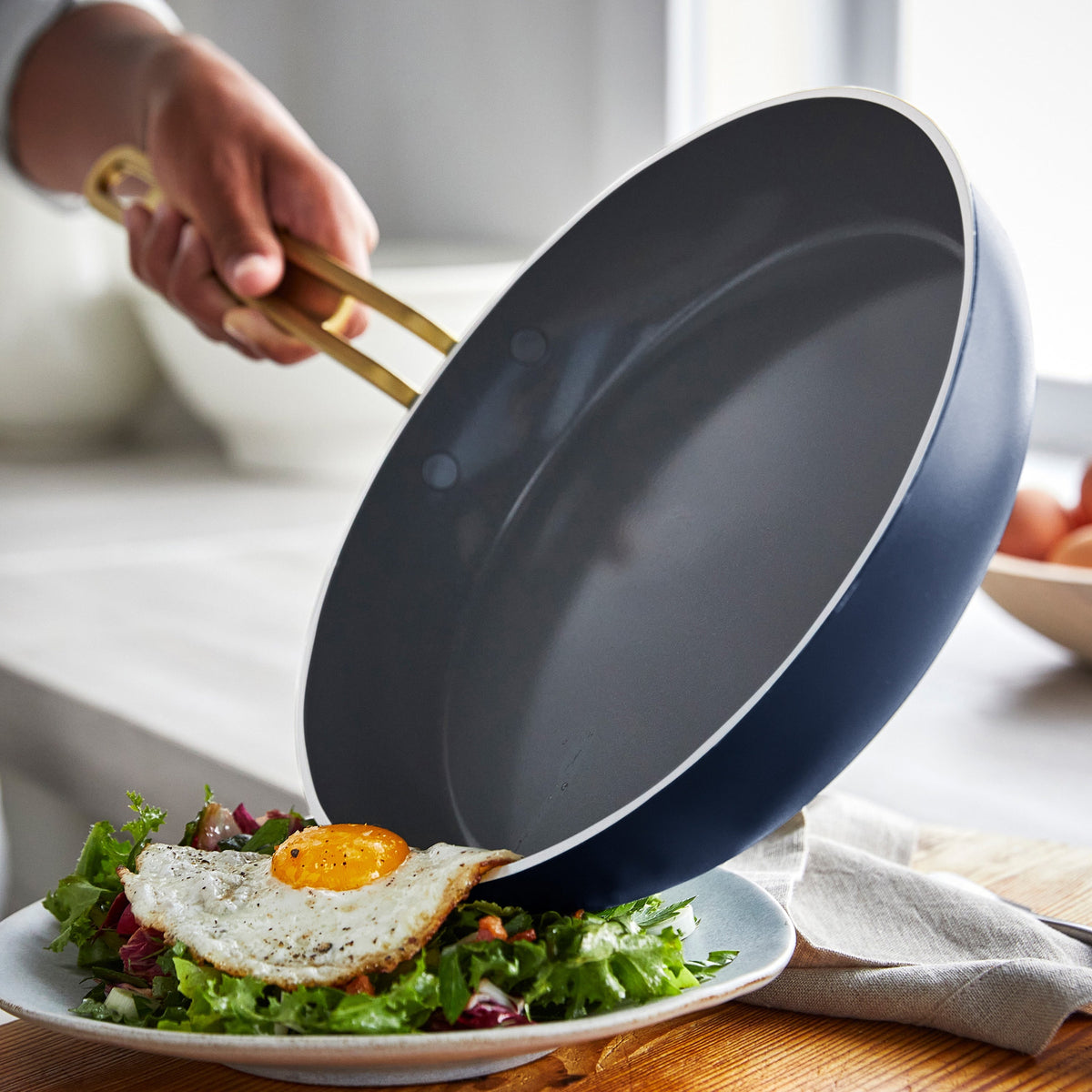 Stanley Tucci™ Ceramic Nonstick 4-Piece Chef Set | Marino Blue - Image 6