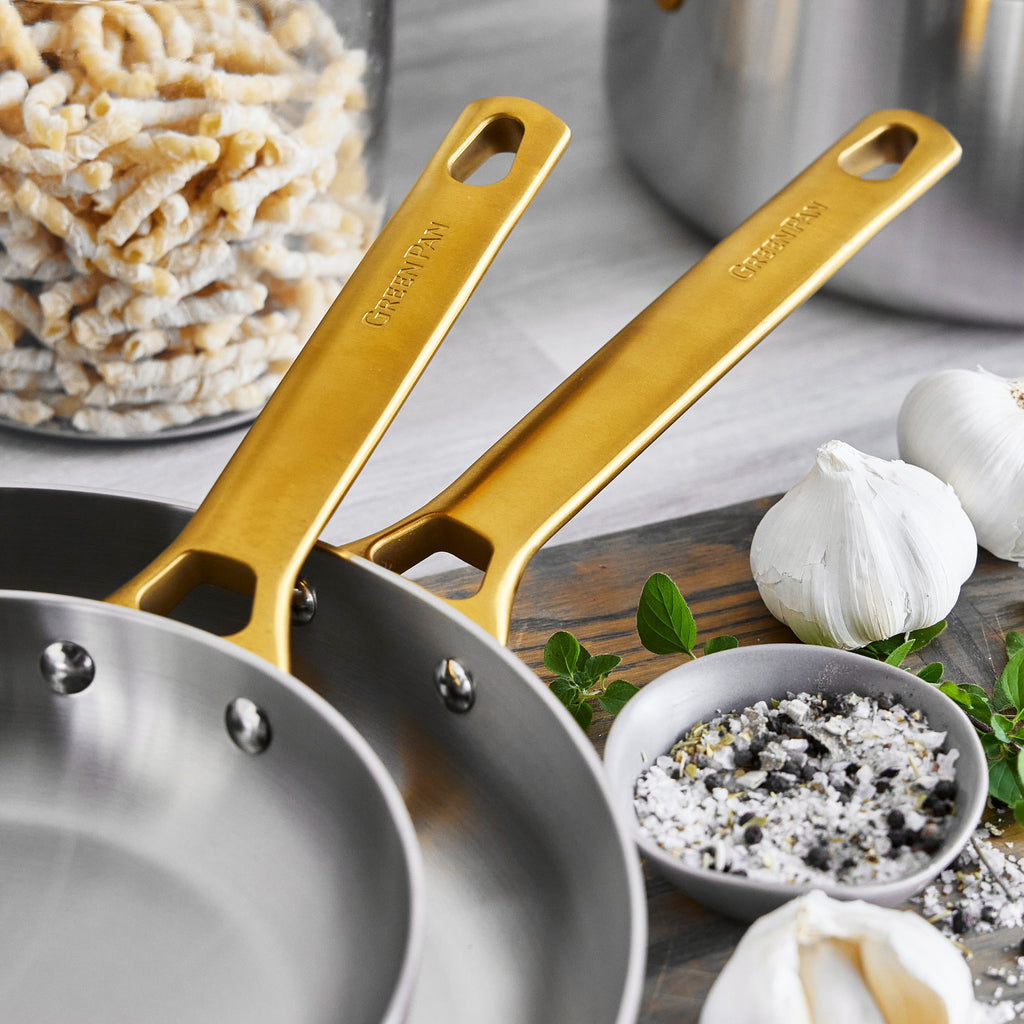 Reserve Stainless Steel 8", 10" and 12" Frypan Set - Image 6