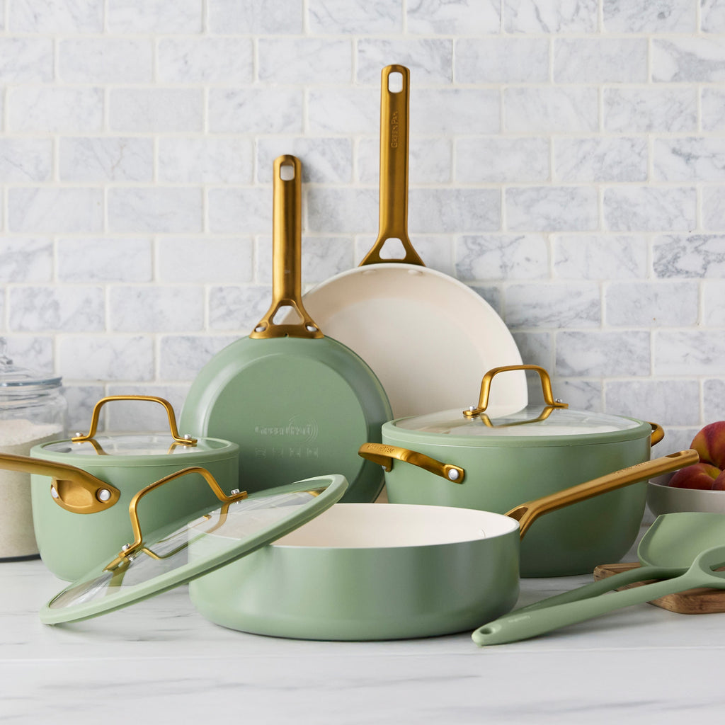 Reserve Pro 18-Piece Cookware & Bakeware Set | Sage - Image 3