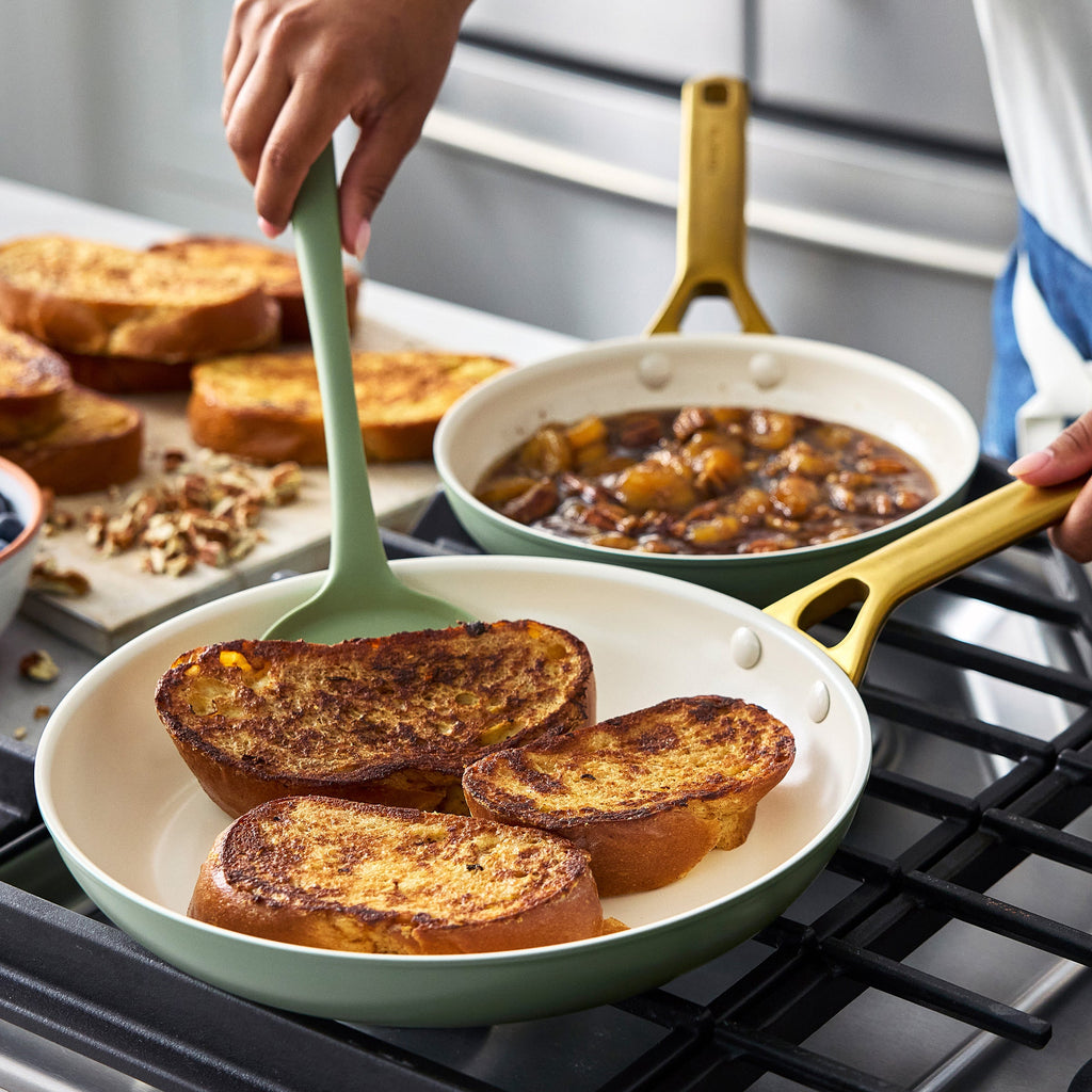 Reserve Pro Ceramic Nonstick 10-Piece Cookware Set | Sage - Image 5