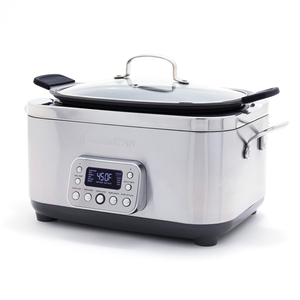 Elite 14-in-1 6-Quart Slow Cooker | Premiere Stainless Steel - Image 13