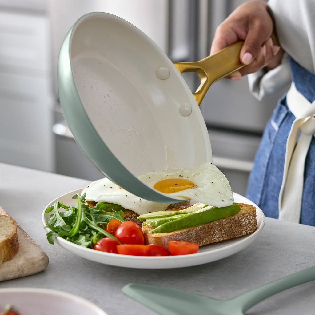 Reserve Pro Ceramic Nonstick 11-Piece Cookware Set | Moss - Image 5