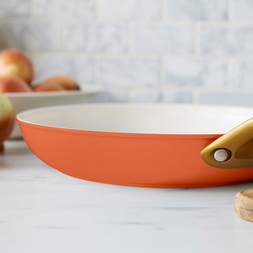 Reserve Pro Ceramic Nonstick 8", 10" and 12" Frypan Set | Harvest - Image 9