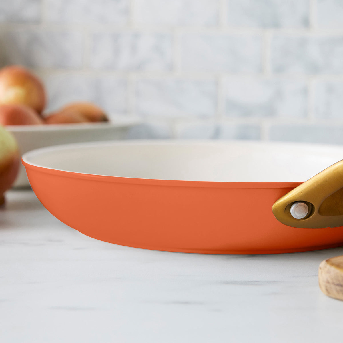 Reserve Pro Ceramic Nonstick 8", 10" and 12" Frypan Set | Harvest - Image 9
