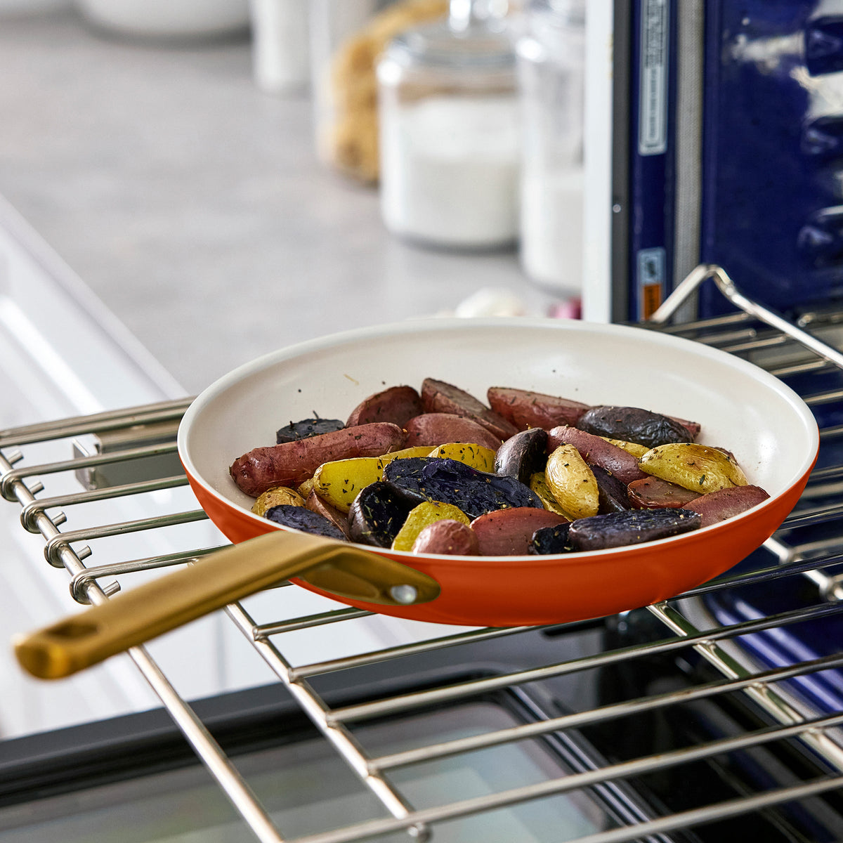 Reserve Pro Ceramic Nonstick 10-Piece Cookware Set | Harvest - Image 6