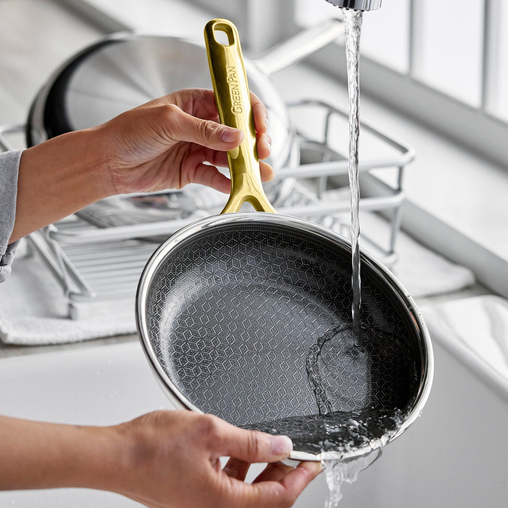 Spectra Gold Thermobond Hybrid Ceramic Nonstick 10" and 12" Frypan Set - Image 11