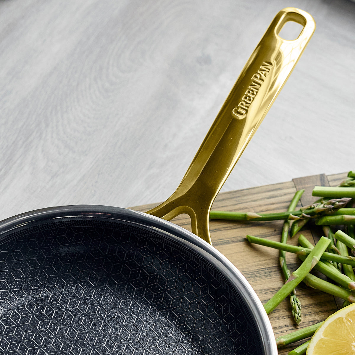 Spectra Gold Thermobond Hybrid Ceramic Nonstick 10" and 12" Frypan Set - Image 9