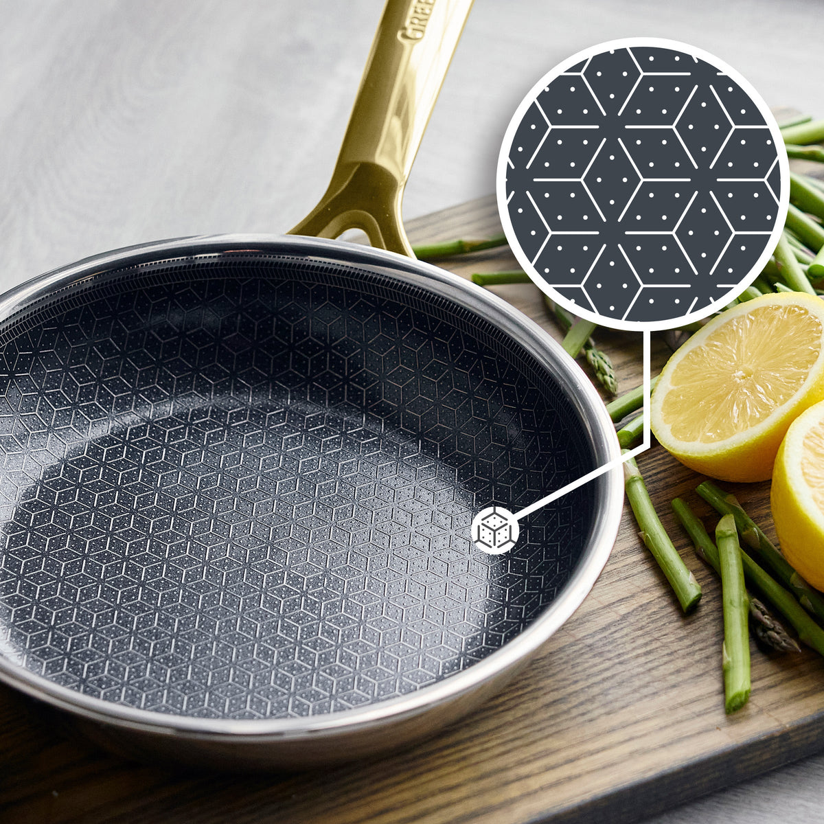 Spectra Gold Thermobond Hybrid Ceramic Nonstick 12-Piece Cookware Set - Image 4
