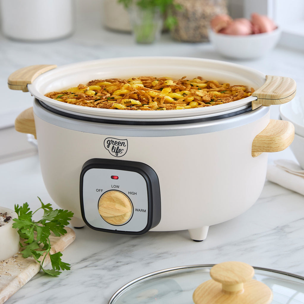 GreenLife Healthy 3.5-Quart Slow Cooker | Cream - Image 3
