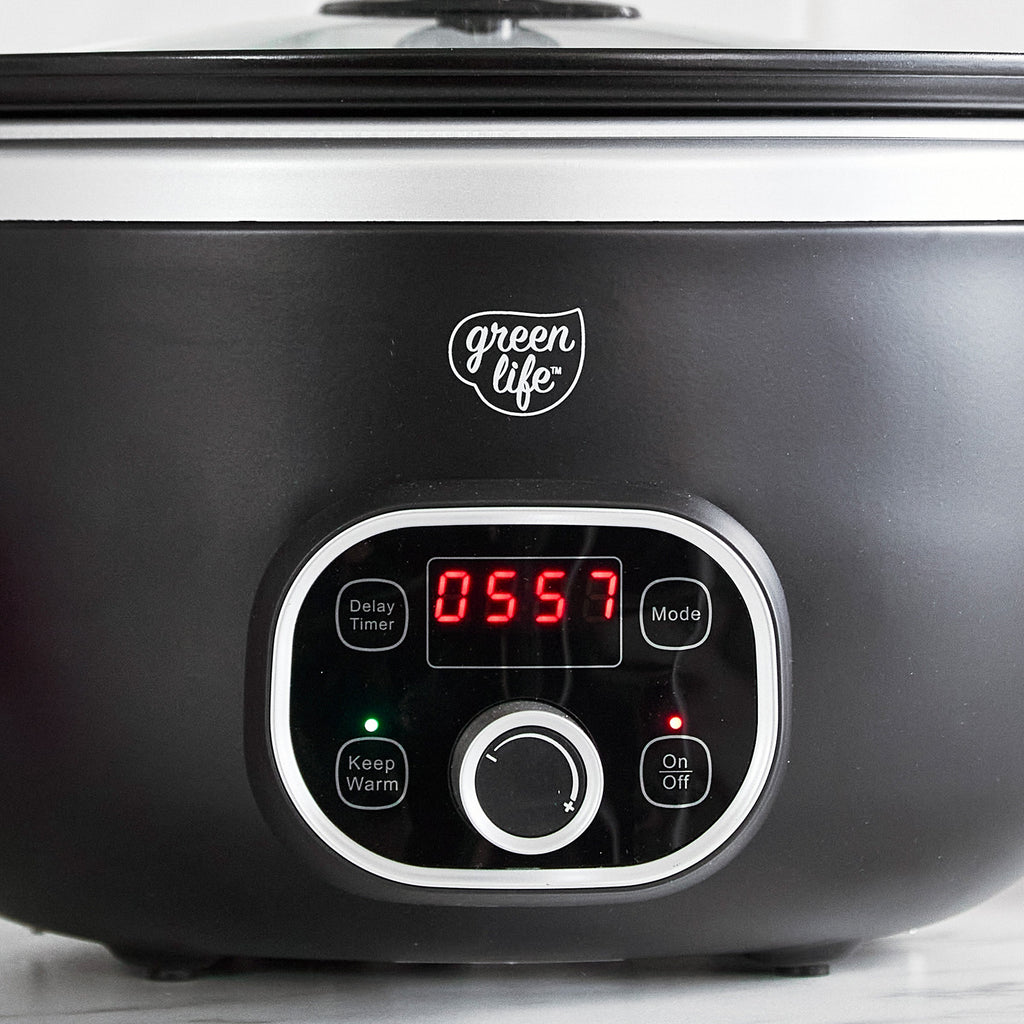 GreenLife Healthy 8-Quart Slow Cooker | Black - Image 5