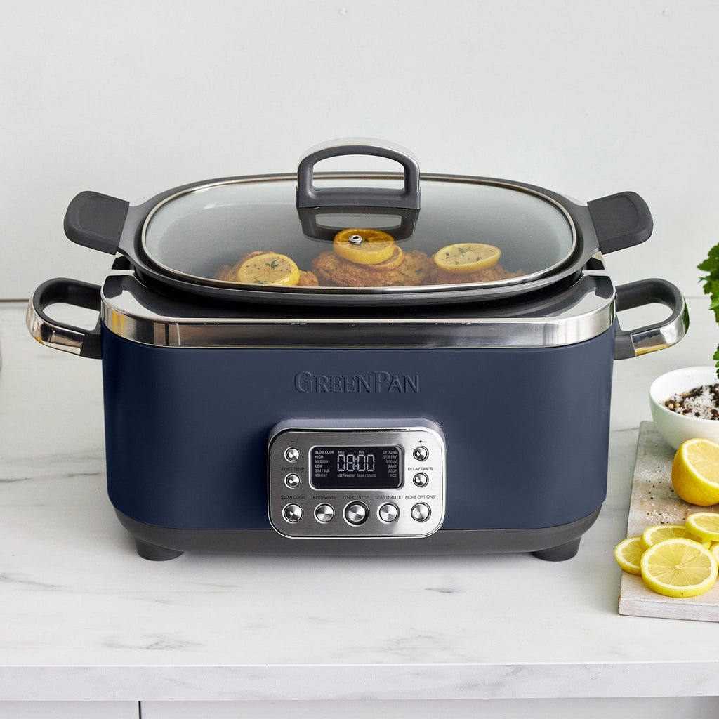 Elite 14-in-1 6-Quart Slow Cooker | Oxford Blue - Image 8