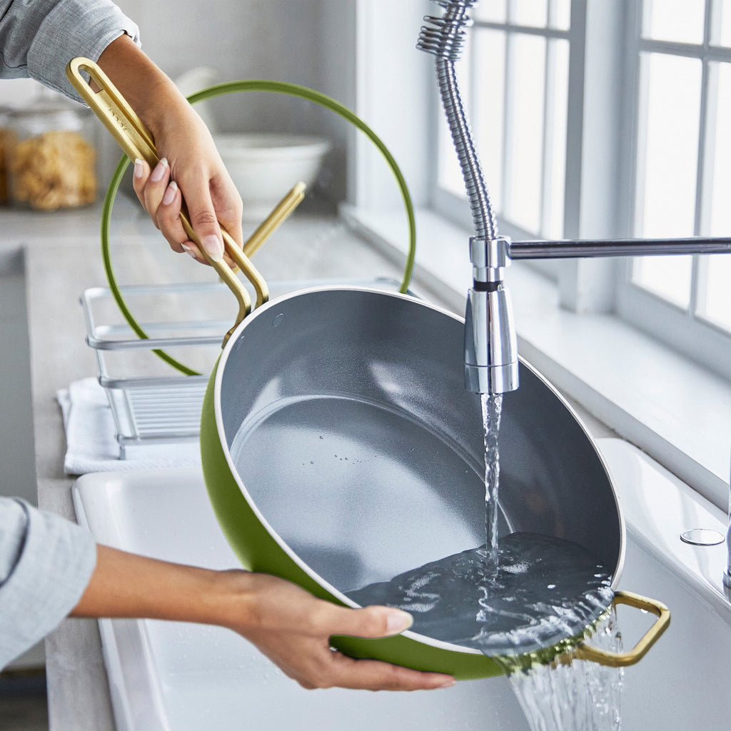 Stanley Tucci™ Ceramic Nonstick 6.5-Quart Essential Stanley Pan | Tuscan Olive - Image 13