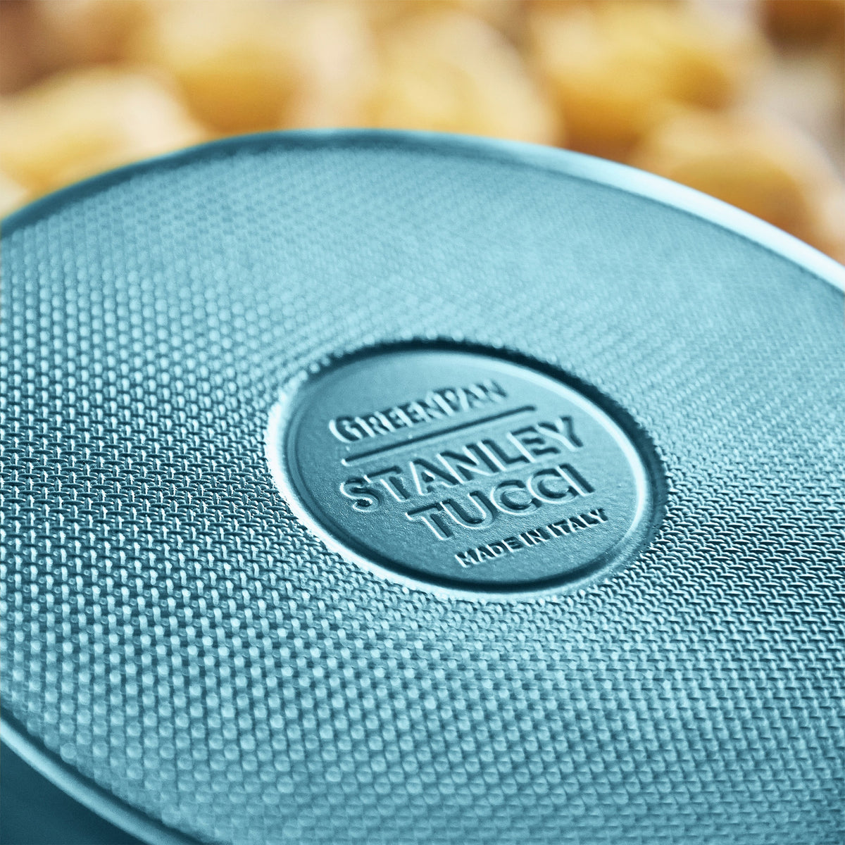 Stanley Tucci™ Ceramic Nonstick 8", 10" and 12" Frypan Set | Venetian Teal - Image 10